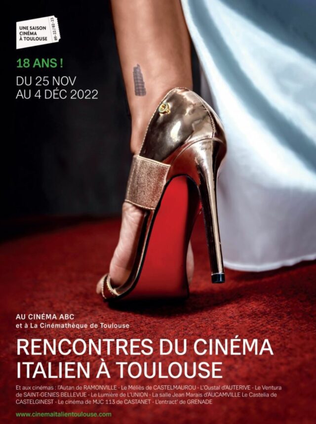 Affiche Rencontres du Cinéma Italien à Toulouse